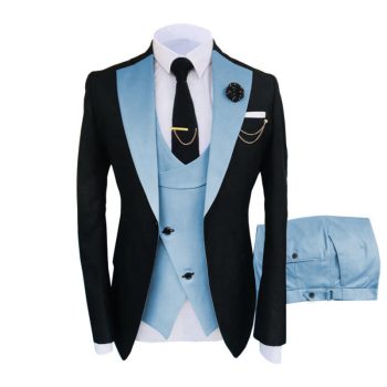 Z643Bright vest suit for men, slim fit, trendy and handsome for nightclubs