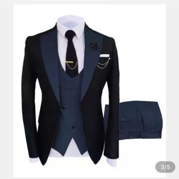 Z645Bright vest suit for men, slim fit, trendy and handsome for nightclubs