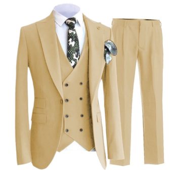 XX896Bright vest suit for men, slim fit, trendy and handsome, suitable for nightclubs